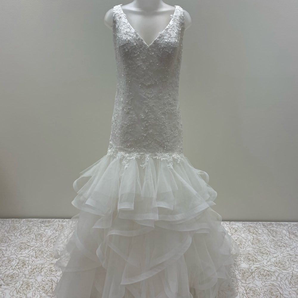 NWT Adrianna Papell Designer Mermaid Wedding Dress